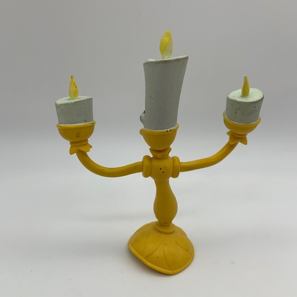 Disney JustToys Beauty and the Beast Lumiere Candelabra Bend-Ems Figurine - Picture 3 of 8